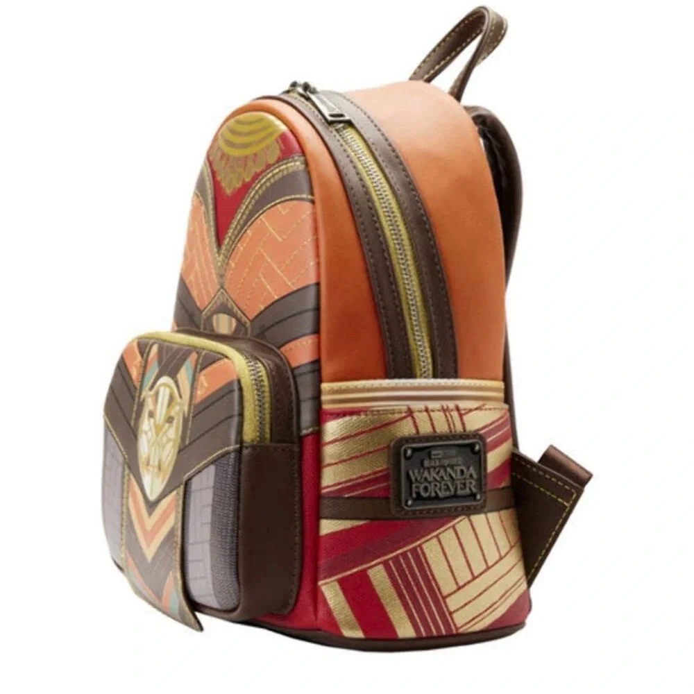 Rare Black Panther‎ 2 Wakanda Forever Okoye Costume Vegan Leather Mini Backpack